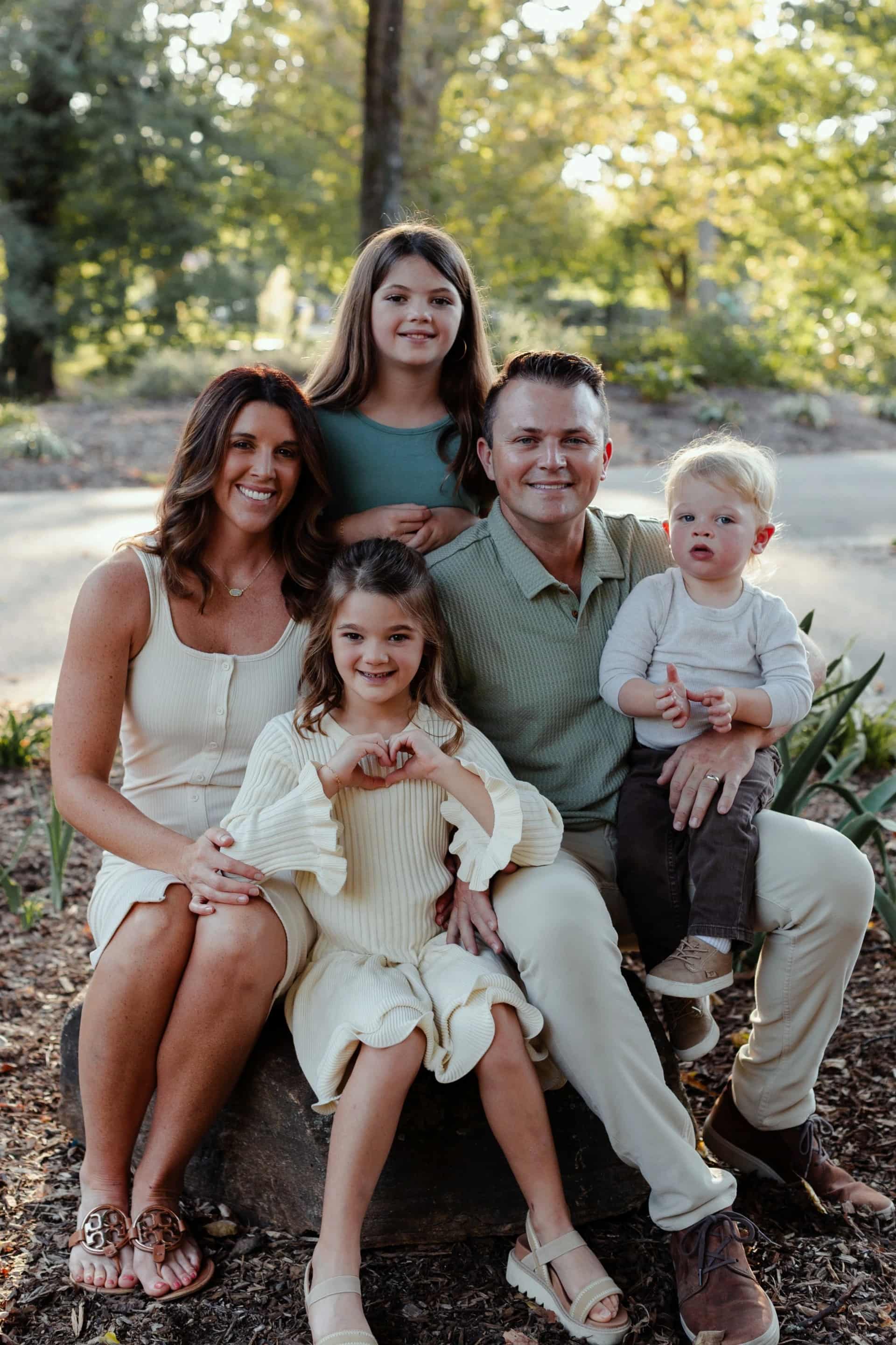 Photo of Dr. Vaughn and his family 